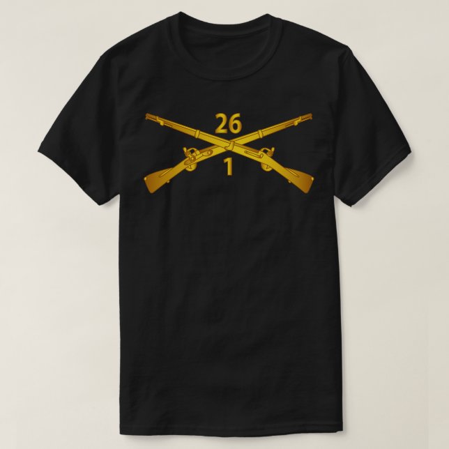 Camiseta 1.ᵉʳ 26º Regimiento de Infantería con Infantería B (Diseño del anverso)