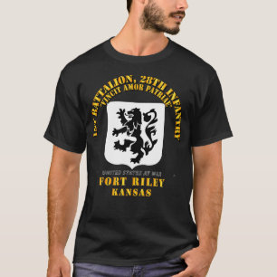Camiseta 1.ᵉʳ 28ª Infantería Ft Riley KS