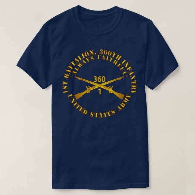 Camiseta 1.ᵉʳ 360º Regimiento de Infantería Siempre Fiel co (Diseño del anverso)