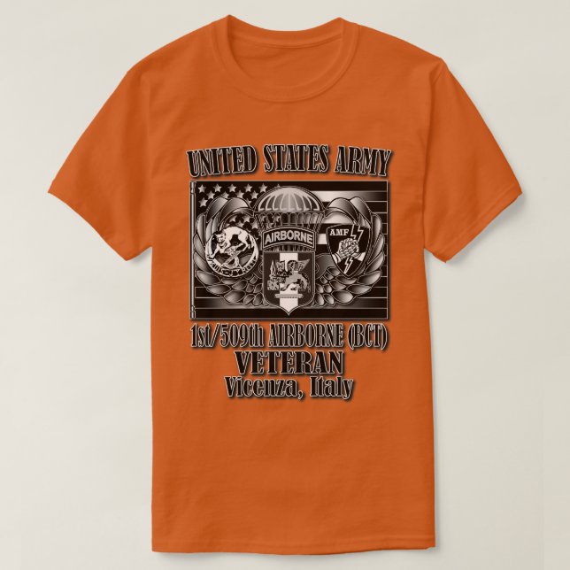 Camiseta 1.ᵉʳ 509º Airborne (Diseño del anverso)