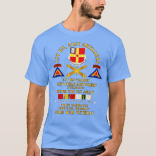 Camiseta 1.ᵉʳ 81ª Artillería Pershing NewUlm Alemania con C
