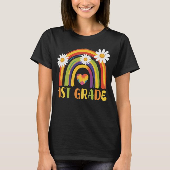 Camiseta 1.ᵉʳ arco iris de vuelta a la escuela (Anverso)
