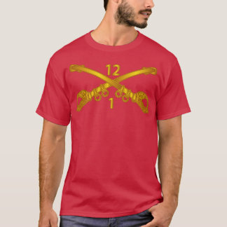 Camiseta 1.ᵉʳ Batallón 12.ª Rama de Caballería con Txt