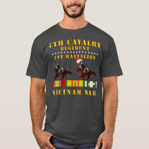 Camiseta 1.ᵉʳ Batallón 7.º Regimiento de Caballería Vietnam