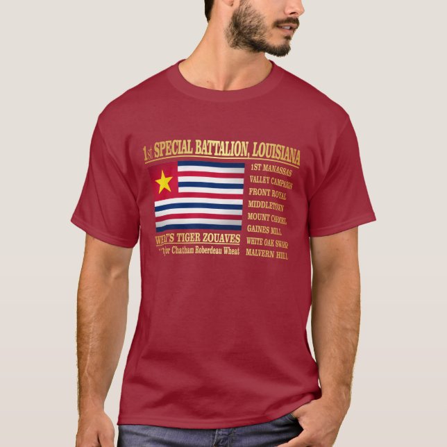 Camiseta 1.ᵉʳ Batallón Especial de Infantería de Luisiana ( (Anverso)