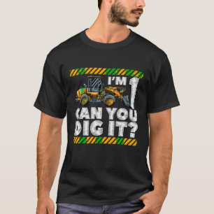 Camiseta 1.ᵉʳ Camión de construcción de cumpleaños I m 1 Ca