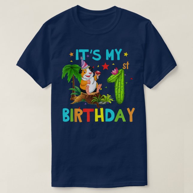 Camiseta 1.ᵉʳ cumpleaños de Guinea (Diseño del anverso)
