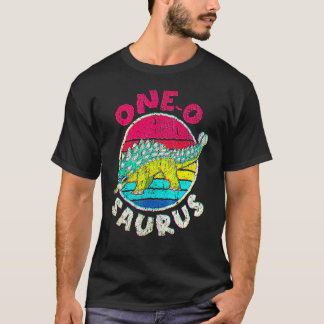Camiseta 1.ᵉʳ cumpleaños, familia O Saurus I Ankylosaurus I