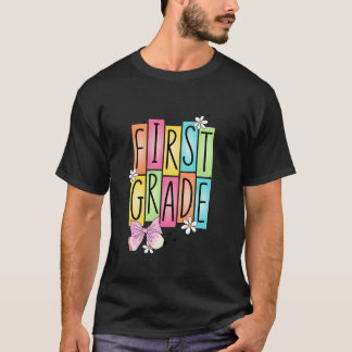 Camiseta 1.ᵉʳ curso de vuelta a la escuela Coquette Bow par