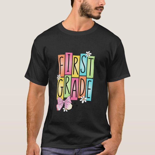 Camiseta 1.ᵉʳ curso de vuelta a la escuela Coquette Bow par (Anverso)