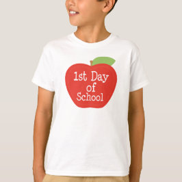 Camiseta 1.ᵉʳ día de clases de Apple
