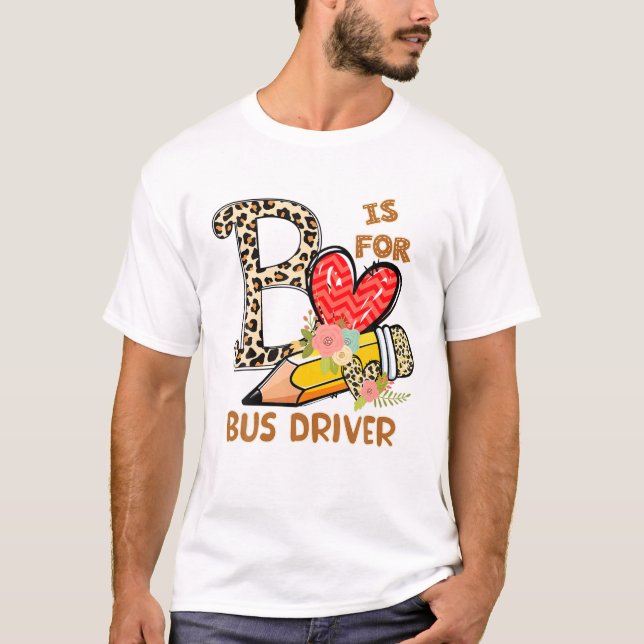 Camiseta 1.ᵉʳ Día De Enseñanza De Conductores De Autobús Es (Anverso)