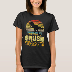 Camiseta 1.ᵉʳ Día De Jardín De Niños Estoy Listo Para Aplas