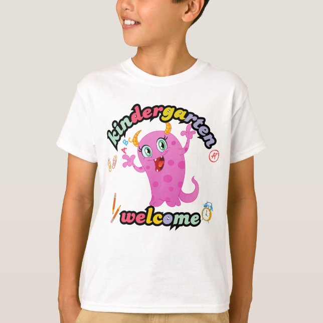 Camiseta 1.ᵉʳ día de kindergarten (Anverso)
