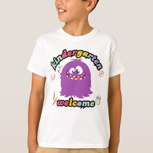 Camiseta 1.ᵉʳ día de kindergarten (Anverso)