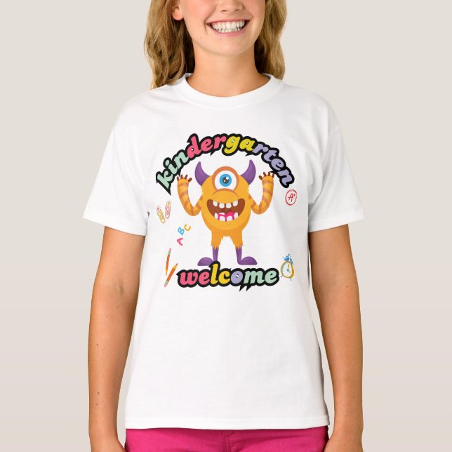 Camiseta 1.ᵉʳ día de kindergarten (Anverso)
