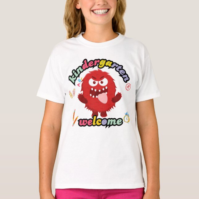 Camiseta 1.ᵉʳ día de kindergarten (Anverso)