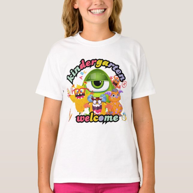 Camiseta 1.ᵉʳ día de kindergarten (Anverso)