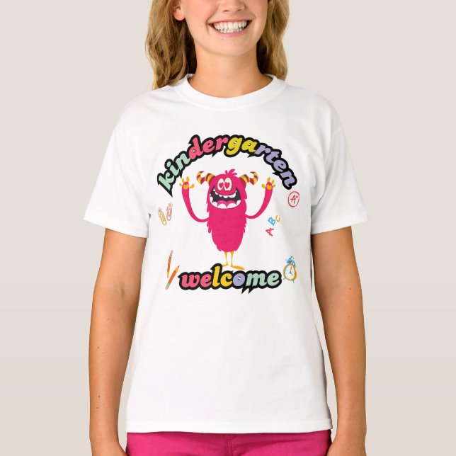 Camiseta 1.ᵉʳ día de kindergarten (Anverso)
