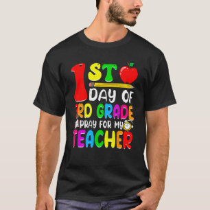 Camiseta 1.ᵉʳ Día De Rezo De 3er Grado Para Mi Profesor De 