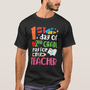 Camiseta 1.ᵉʳ Día De Rezo De Segundo Grado Para Mi Maestra 
