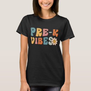 Camiseta 1.ᵉʳ Día Escolar De Preescolar Vibes Estudiantiles