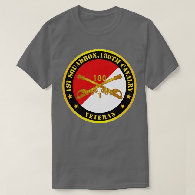 Camiseta 1.ᵉʳ Escuadrón 180 de la Subdivisión de Caballería (Diseño del anverso)