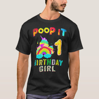 Camiseta 1.ᵉʳ Fidget Pop It Birthday Chica Fiesta 1 año