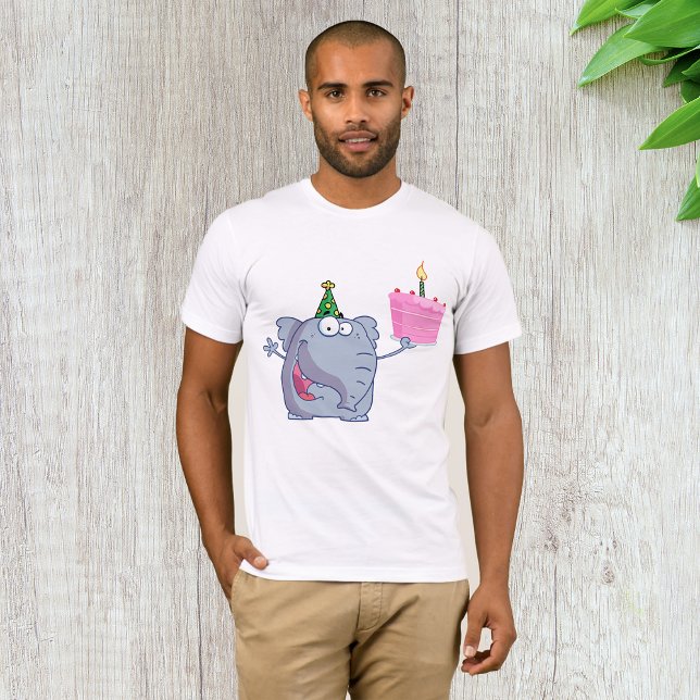 Camiseta 1.ᵉʳ Fiesta Elephant Mens T-Shirt (Subido por el creador)