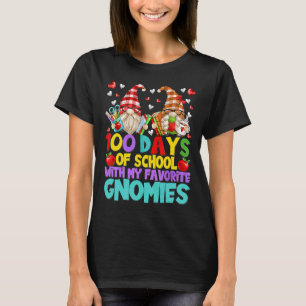 Camiseta 1.ᵉʳ Gnome De Maestría Para Mujeres 100 Días De Sc