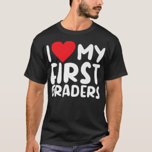 Camiseta 1.ᵉʳ Grado Amo la Escuela de Enseñanza de Primeros