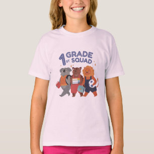Camiseta 1.ᵉʳ Grado de Diseño Animal Cute