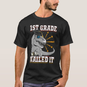 Camiseta 1.ᵉʳ Grado de Graduado Rex Dinosaur