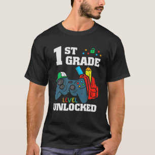 Camiseta 1.ᵉʳ Grado De Jugador Desbloqueado Primer Día De E