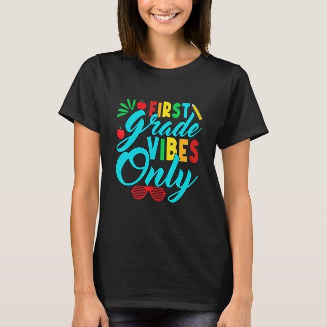Camiseta 1.ᵉʳ Grado De Maestros De Vibes Niños Chicas De Vu (Anverso)