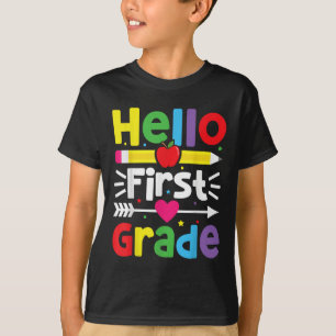 Camiseta 1.ᵉʳ Grado De Regreso Al Profesor Escolar
