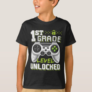 Camiseta 1.ᵉʳ Grado De Videojuego Desbloqueado Pasado A La