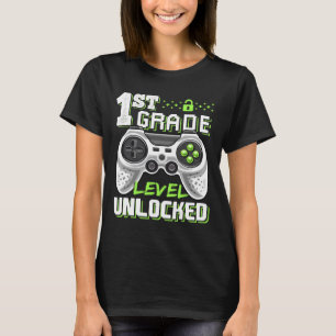 Camiseta 1.ᵉʳ Grado De Videojuego Desbloqueado Pasado A La