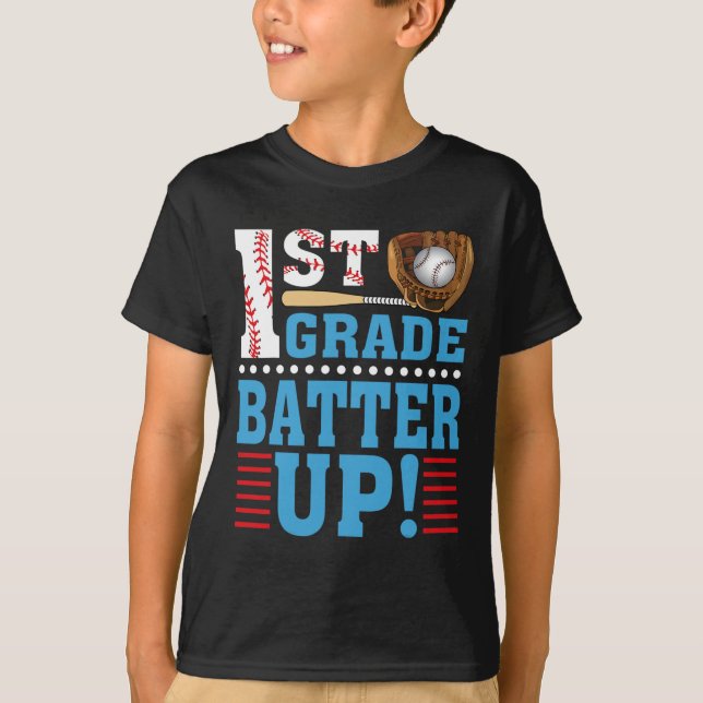 Camiseta 1.ᵉʳ Grado De Vuelta Al Colegio Primer Grado Batte (Anverso)