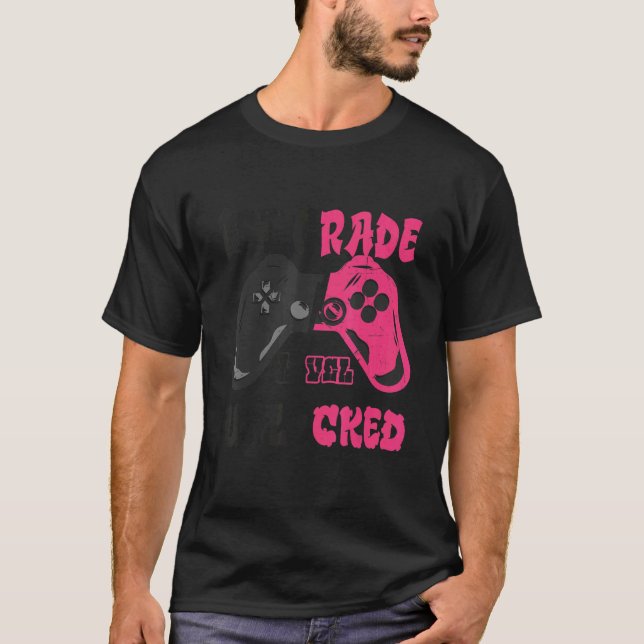 Camiseta 1.ᵉʳ Grado Desbloqueado De Nuevo Al Diseño Escolar (Anverso)