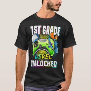 Camiseta 1.ᵉʳ Grado Desbloqueado Juego De Video De Vuelta A