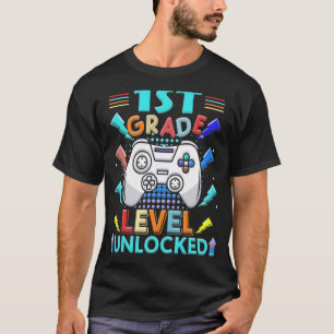 Camiseta 1.ᵉʳ Grado Desbloqueado Juego En Primer Grado De V