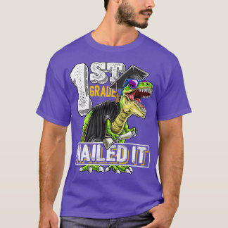 Camiseta 1.ᵉʳ Grado En Graduación De Dinosaurios Rex