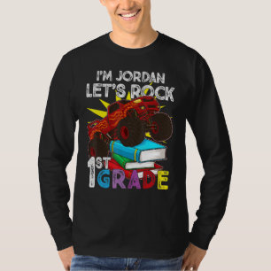 Camiseta 1.ᵉʳ Gran Camión Monstruo Soy Jordan Vamos a Rocke