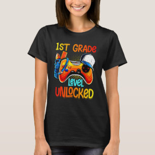 Camiseta 1.ᵉʳ Jugador De Video Desbloqueado De Grado De Vue