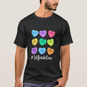 Camiseta 1.ᵉʳ maestro de arte Valentine Día Pastel Cand