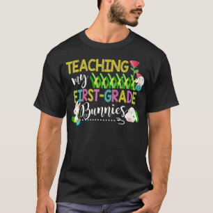 Camiseta 1.ᵉʳ Maestro de Grader Egg Easter Bunny Day Feliz