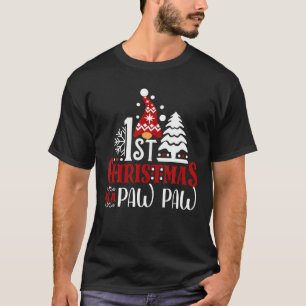 Camiseta 1.ᵉʳ Navidades De Paw De Papas De Papas De Papas D