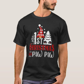 Camiseta 1.ᵉʳ Navidades De Paw De Papas De Papas De Papas D