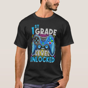 Camiseta 1.ᵉʳ Nivel de Grado Desbloqueados Videojuegos Niño
